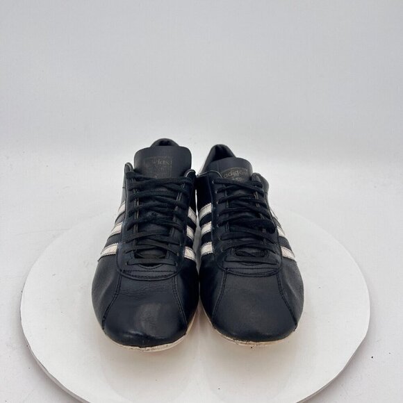 Vintage Adidas Brasil  Men’s Sz 6.5 Black Football Shoe Made in France - Picture 2 of 16
